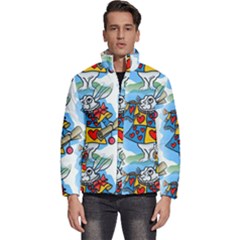Seamless Repeating Tiling Tileable Men s Puffer Bubble Jacket Coat by Amaryn4rt