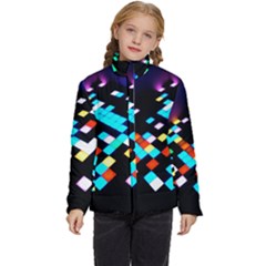 Dance Floor Kids  Puffer Bubble Jacket Coat by Amaryn4rt