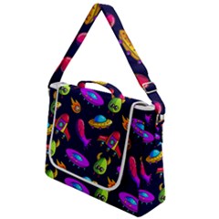 Space Pattern Box Up Messenger Bag by Amaryn4rt