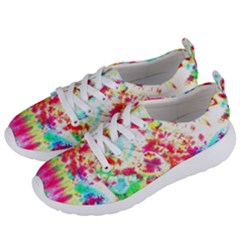 Pattern Decorated Schoolbus Tie Dye Women s Lightweight Sports Shoes by Amaryn4rt