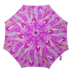 Butterfly Cut Out Pattern Colorful Colors Hook Handle Umbrellas (medium) by Simbadda