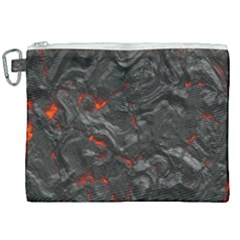 Volcanic Lava Background Effect Canvas Cosmetic Bag (xxl) by Simbadda
