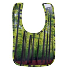 Green Forest Jungle Trees Nature Sunny Baby Bib by Ravend
