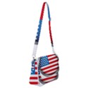 United Of America Usa Flag Shoulder Bag with Back Zipper View1