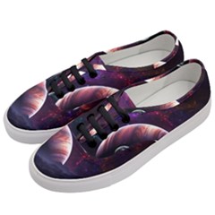 Clouds Fantasy Space Landscape Colorful Planet Women s Classic Low Top Sneakers