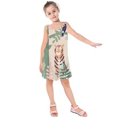 Kids Animals & Jungle Friends Kids  Sleeveless Dress