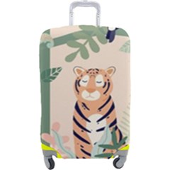 Kids Animals & Jungle Friends Luggage Cover (large)