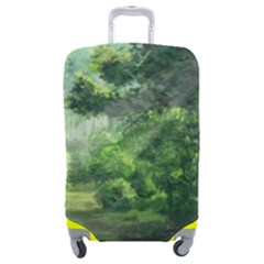 Anime Green Forest Jungle Nature Landscape Luggage Cover (medium) by Ravend