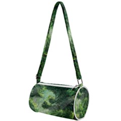 Anime Green Forest Jungle Nature Landscape Mini Cylinder Bag by Ravend