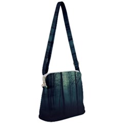 Dark Forest Zipper Messenger Bag