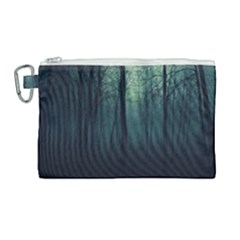 Dark Forest Canvas Cosmetic Bag (large)
