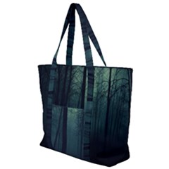 Dark Forest Zip Up Canvas Bag by Ravend