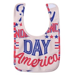 Usa Happy Independence Day Baby Bib by Ravend