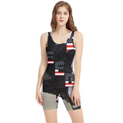 Freedom Patriotic American Usa Women s Wrestling Singlet by Ravend