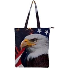 Fourth Of July Independence Day Usa American Pride Double Zip Up Tote Bag by Ravend