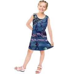 July 4th Parade Independence Day Kids  Tunic Dress