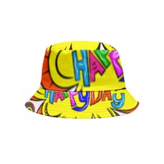 Happy Happiness Child Smile Joy Bucket Hat (kids) by Celenk