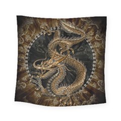 Dragon Pentagram Square Tapestry (small) by Amaryn4rt