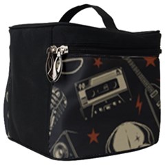 Grunge Seamless Pattern With Skulls Make Up Travel Bag (big) by Amaryn4rt