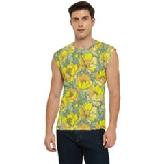 Seamless-pattern-with-graphic-spring-flowers Men s Raglan Cap Sleeve Tee by uniart180623