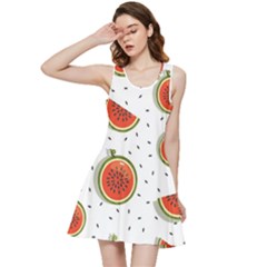 Seamless-background-pattern-with-watermelon-slices Inside Out Racerback Dress