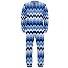 Zigzag-pattern-seamless-zig-zag-background-color Onepiece Jumpsuit (men) by uniart180623