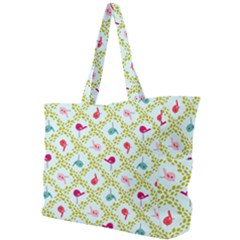 Birds-pattern-background Simple Shoulder Bag by uniart180623