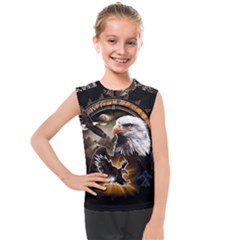 Eagle Dreamcatcher Art Bird Native American Kids  Mesh Tank Top by uniart180623