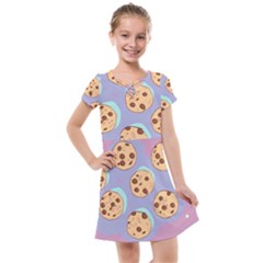 Cookies Chocolate Chips Chocolate Cookies Sweets Kids  Cross Web Dress by uniart180623