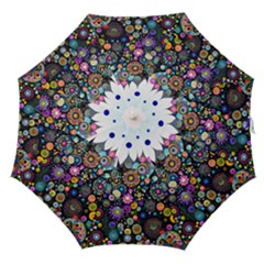 Flower Flowers Flora Floral Nature Watercolor Art Texture Straight Umbrellas