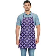 Mazipoodles Purple Donuts Polka Dot  Kitchen Apron by Mazipoodles