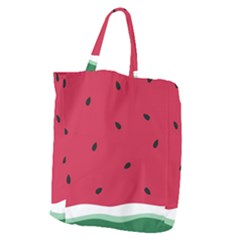Minimalist Summer Watermelon Wallpaper Giant Grocery Tote by Ravend