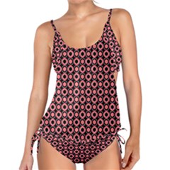 Mazipoodles Red Donuts Polka Dot  Tankini Set by Mazipoodles