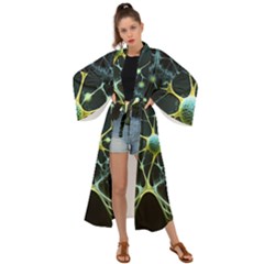 Ai Generated Neuron Network Connection Maxi Kimono
