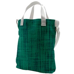 Painted Green Digital Wood Canvas Messenger Bag by ConteMonfrey