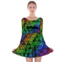 Pride Glass Long Sleeve Skater Dress by MRNStudios