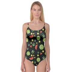 Watermelon Berries Patterns Pattern Camisole Leotard  by uniart180623