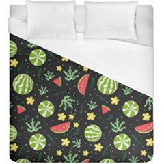 Watermelon Berries Patterns Pattern Duvet Cover (king Size)