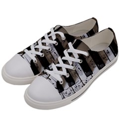 Music Piano Instrument Sheet Men s Low Top Canvas Sneakers by uniart180623