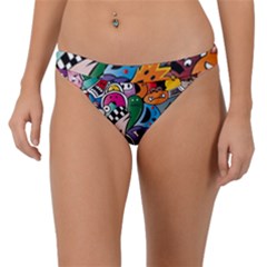 Cartoon Explosion Cartoon Characters Funny Band Bikini Bottoms by uniart180623