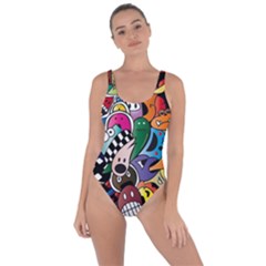 Cartoon Explosion Cartoon Characters Funny Bring Sexy Back Swimsuit by uniart180623