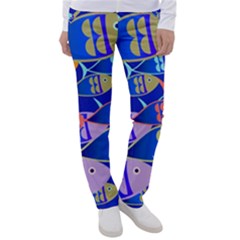 Sea Fish Illustrations Women s Casual Pants by Mariart