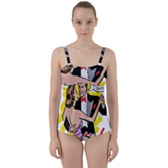 G Is For Gaslight Funny Dance1-01 Twist Front Tankini Set by shoopshirt