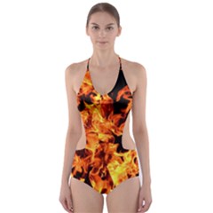 Live Coals Cut-out One Piece Swimsuit