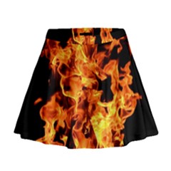 Live Coals Mini Flare Skirt