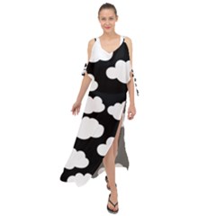 Bw Clouds Maxi Chiffon Cover Up Dress by ConteMonfrey