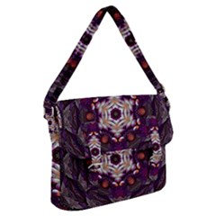 Rosette Kaleidoscope Mosaic Abstract Background Art Buckle Messenger Bag by Simbadda