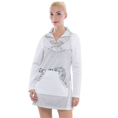 (2)dx Hoodie  Women s Long Sleeve Casual Dress by Alldesigners