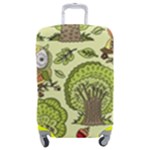 Seamless Pattern With Trees Owls Luggage Cover (Medium)