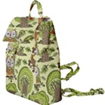 Seamless Pattern With Trees Owls Buckle Everyday Backpack